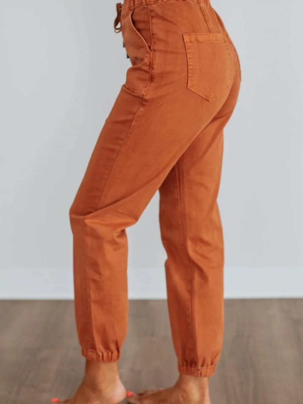 Mica Joggers- Burnt Orange- Size L - Picture 2 of 6